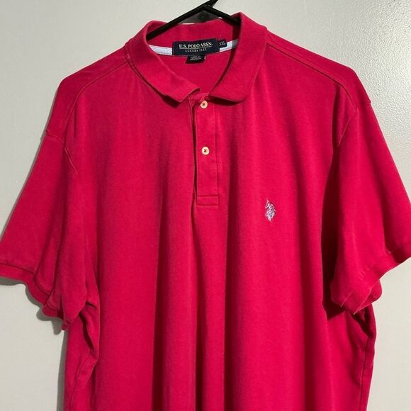 U.S. Polo Assn. Men's Pink Polo Shirt size XXL - Picture 1 of 9